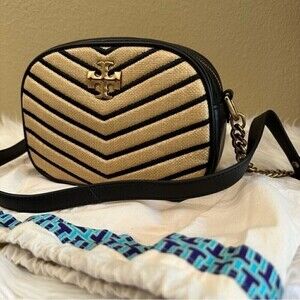 New Tory Burch Kira small chevron camera bag
